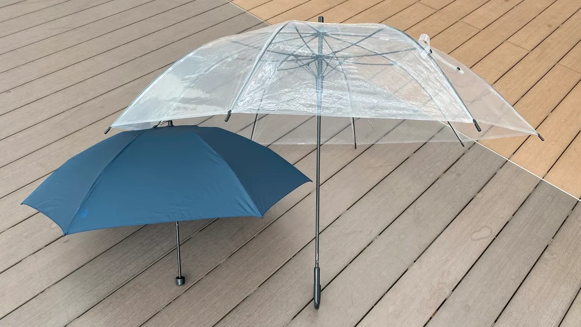 비닐 우산과 Travel Umbrella