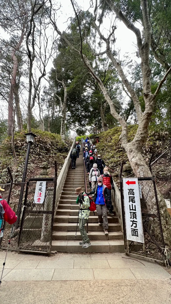 산정상으로 향하는 계단